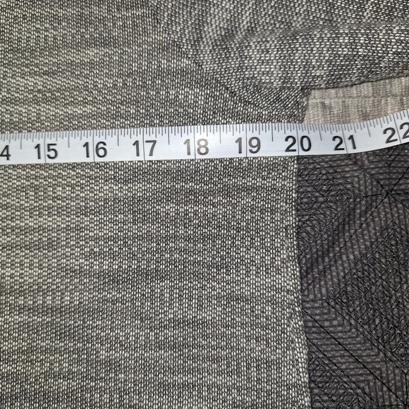 Ann Taylor Loft Sz Medium Gray Black  Knit Dress - Picture 9 of 10